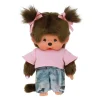 Sekiguchi Monchhichi Girl Street Fashion Plush Doll - Pink