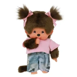 Sekiguchi Monchhichi Girl Street Fashion Plush Doll - Pink