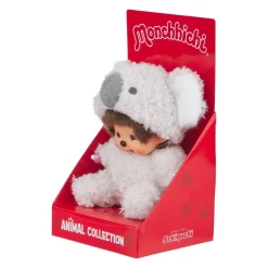 Sekiguchi Monchhichi Sitting Fluffy Koala Doll Plush