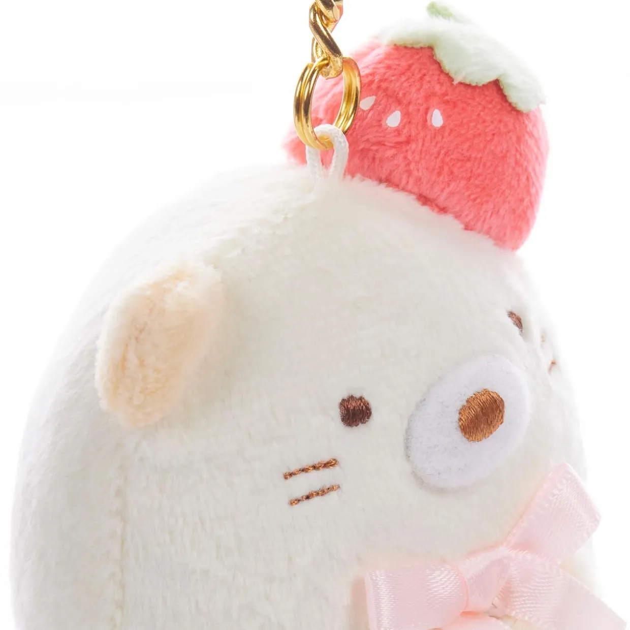 Sumikkogurashi Neko San-X Original Strawberry Series Keychain