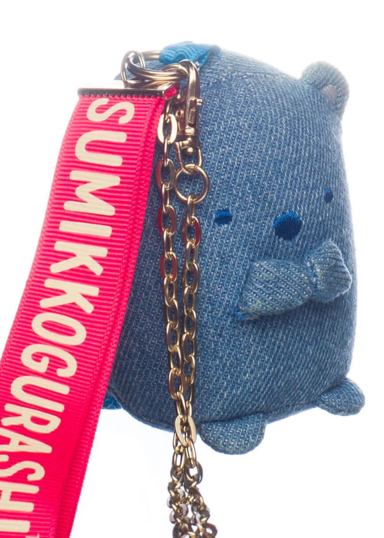 Sumikkogurashi San-X Original Shirokuma Denim Series Keychain