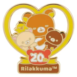 20th Anniversary Edition Rilakkuma San-X Original Metal Pin
