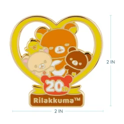 20th Anniversary Edition Rilakkuma San-X Original Metal Pin