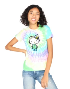 tokidoki x Hello Kitty - Far Out Kitty Women's Tie Dye T-Shirt